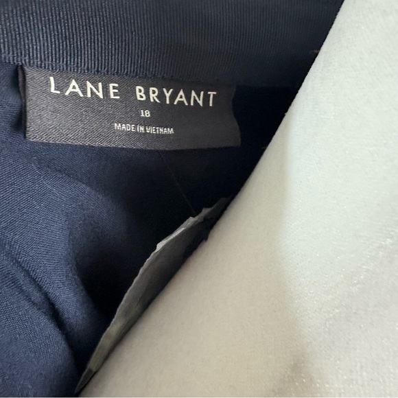NEW Lane Bryant Dark Blue Perfect Drape Belted Blazer - Picture 10 of 10